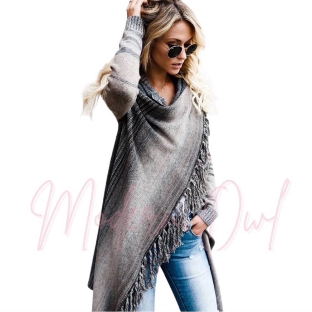 NWT Striped Shawl for Fall